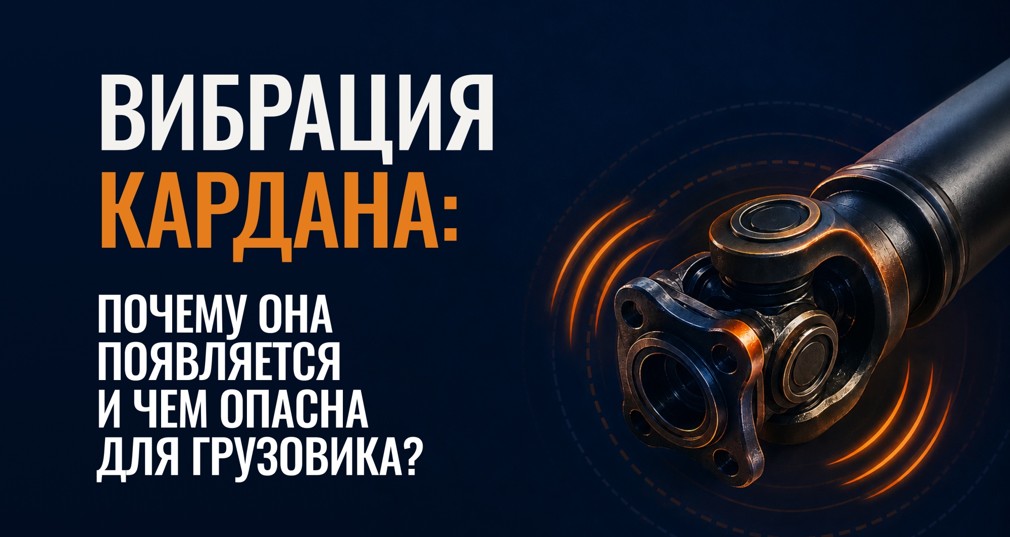Вибрация кардана: почему она появляется и чем опасна для грузовика? Вибрация кардана: почему она появляется и чем опасна для грузовика?