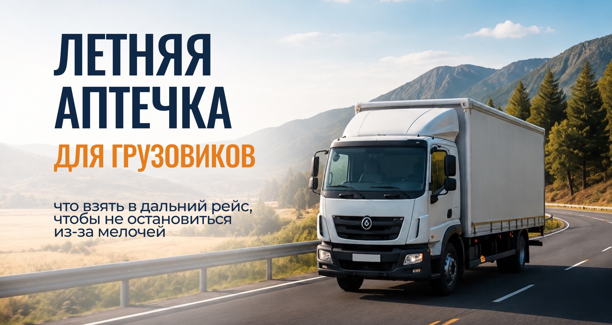 Летняя «аптечка» для грузовика Летняя «аптечка» для грузовика