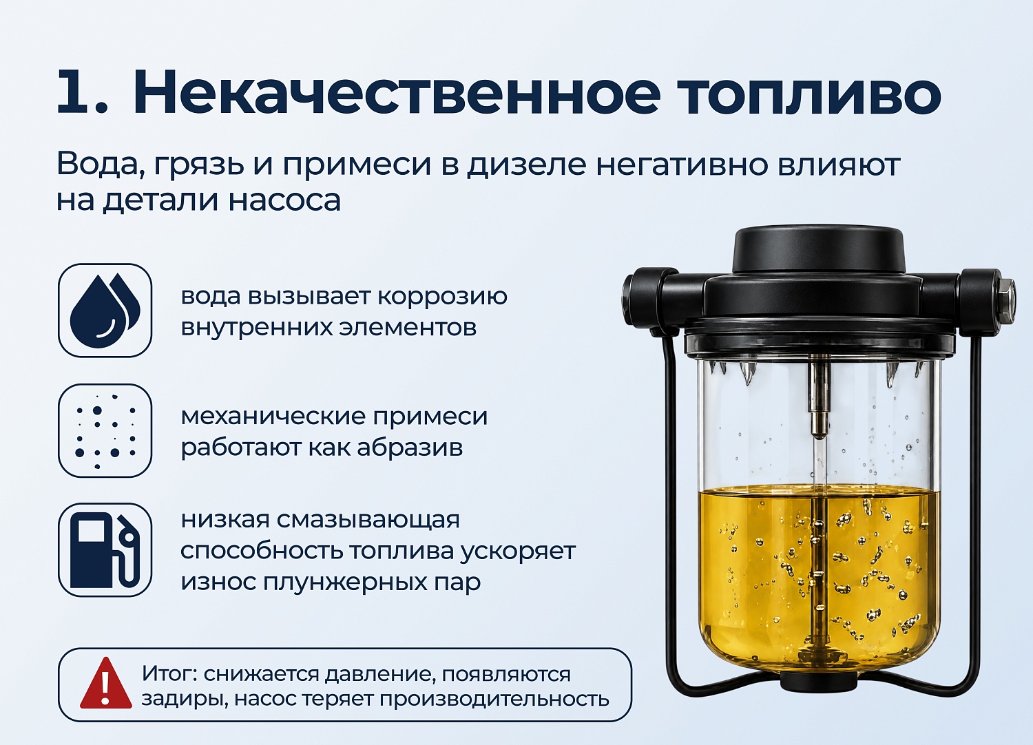 Почему выходит из строя ТНВД